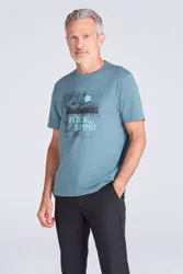 Reach the Summit Mens Graphic T-Shirt - Teal