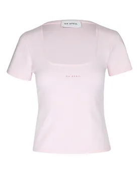 T-Shirt KALINA rosa XS damen - OH APRIL - FashionsVida