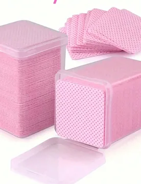 Pcs/1000pcs/200pcs/400pcs Toallitas de Limpieza de Uñas - Almohadillas Profesionales Sin Pelusa para Quitar Esmalte de Uñas, Toallitas de Limpieza d - Shein - FashionsVida