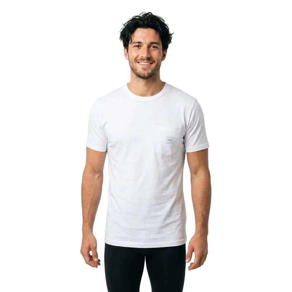 Maglietta A Maniche Corte Square Pocket White XL - Makia - FashionsVida