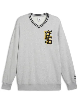 Sweatshirt - x STAPLE V-Neck Crew TR - S bis L - für Männer - Größe L - grau - Männer - male - Puma - FashionsVida