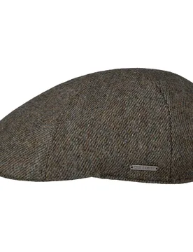 Henning Wool Flat Cap by - grey - Herren - Size: L/XL (58-61 cm) - Chillouts - FashionsVida