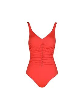 Damen Badeanzug rot 46B W - Charmline - FashionsVida