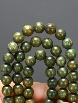 Authentic Argentine Green Sandalwood Buddhist 8mm Bracelet, 108 Beads, Unisex Ethnic Style - Aliexpress - FashionsVida