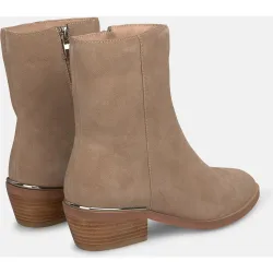 Botines básicos de mujer planos con caña baja