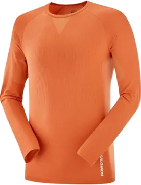 Sense LS Laufshirt Herren Orange Gr. S - Salomon - FashionsVida