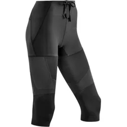 Run Compression 3/4 Lauftights Damen Schwarz Iii