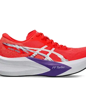 Magic Speed 4 Running Shoes Flash Red / White UK 3 Women - Asics - FashionsVida
