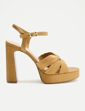 Sandalias de tacón de mujer con plataforma - Tintoretto - FashionsVida