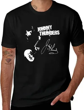 Johnny Thunders Signature T-Shirt custom shirt custom t shirt fashion shirts anime stuff tshirts for men - Aliexpress - FashionsVida