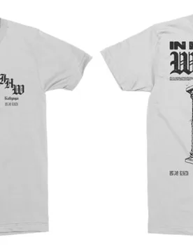 T-Shirt - Hourglass - S bis L - für Männer - Größe S - weiß - Lizenziertes Merchandise! - Männer - male - In Hearts Wake - FashionsVida