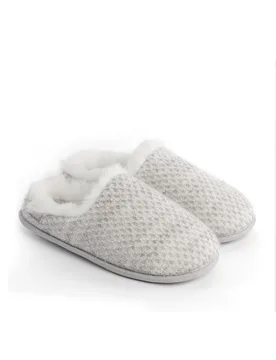 Totes Womens Sparkle Knit Mule Slippers - - Size: 4 - Isotoner - FashionsVida