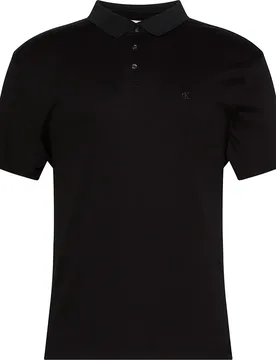 Polo à Manches Courtes Supima Emb Black L - Calvin Klein - FashionsVida