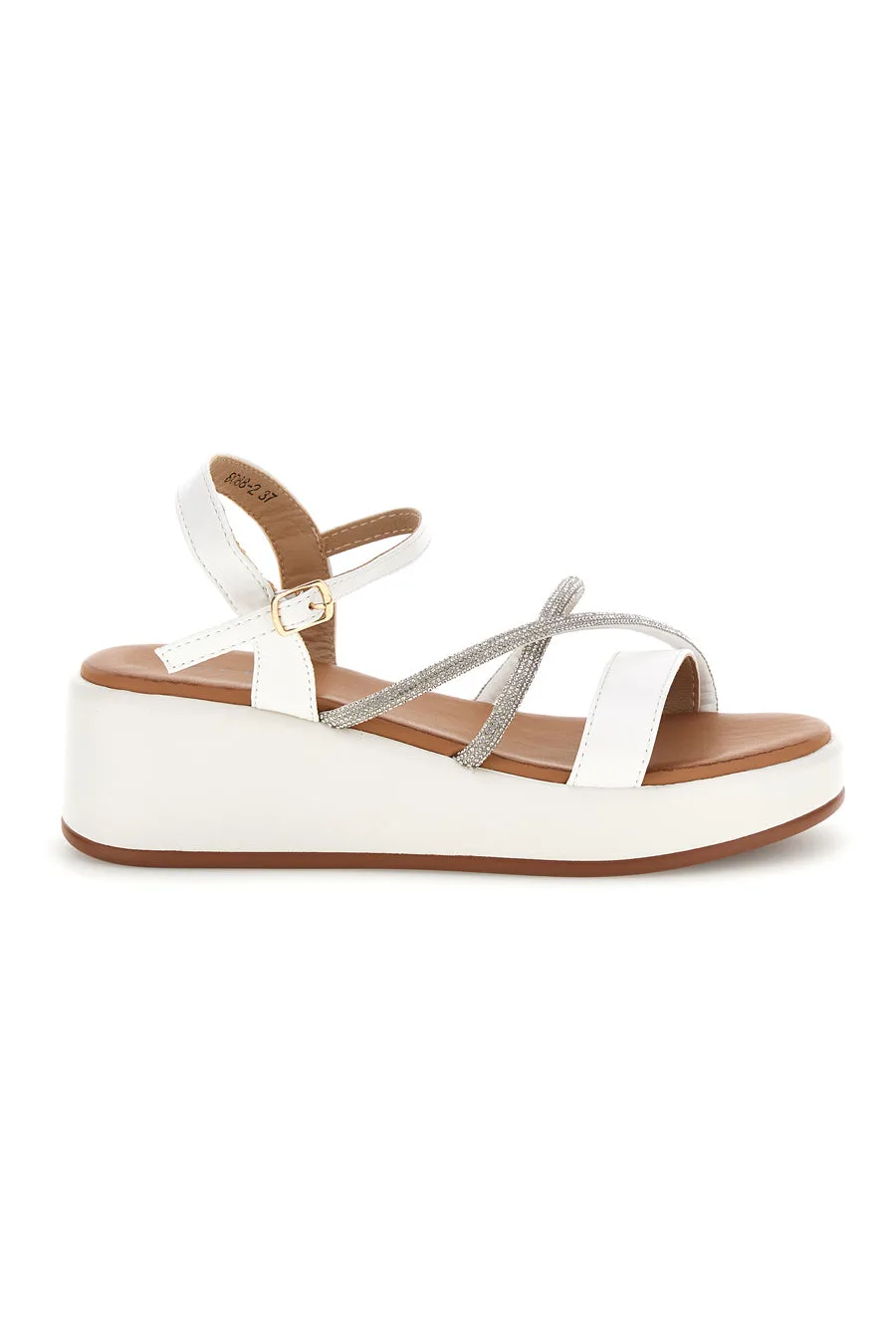 Sandali bianchi con platform Cafè cost 80882 38 - CAFE' COST - FashionsVida