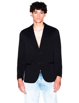 Exchange Blazer Xm001303_af10818 Black M - Armani - FashionsVida
