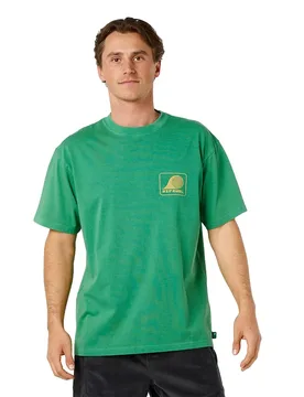 Maglietta A Maniche Corte Aots Rolling Wave Leaf Green XL - Rip curl - FashionsVida