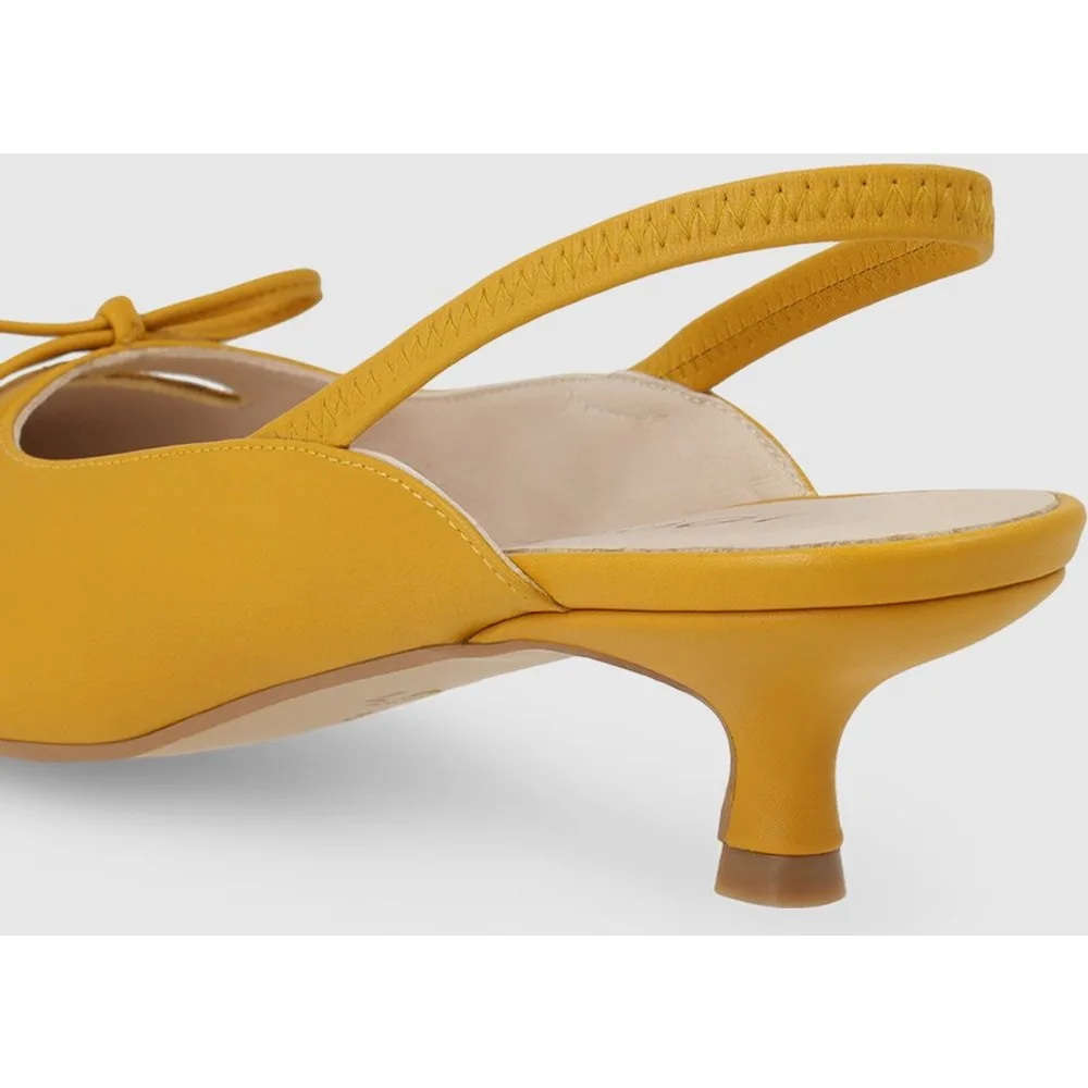 Mules de mujer en piel con lazo - Lodi - FashionsVida