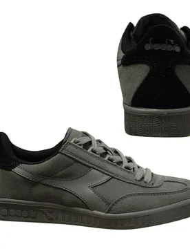 B.Original Mens Grey Trainers Suede - Size Uk 5 - Diadora - FashionsVida