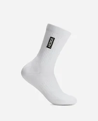 Lifestyle Crew Sock in White, Size XL
