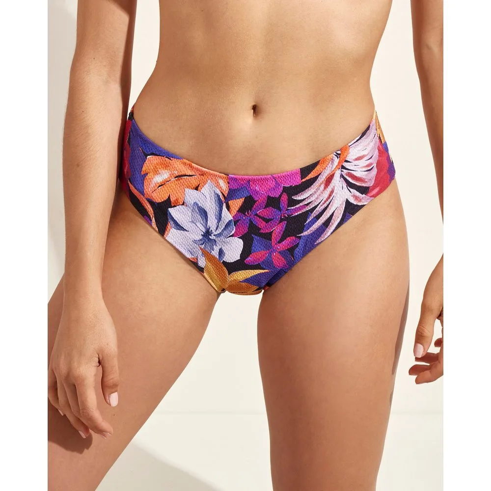 Braga de bikini alta clásica estampada - Selmark - FashionsVida