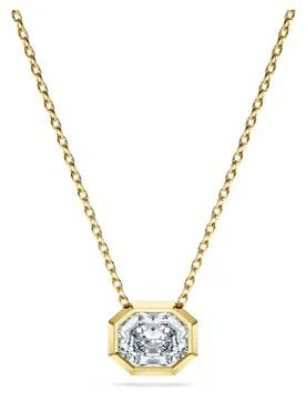 Pendente Octagon, Diamanti creati in laboratorio 1,0 ct tw, Forma ottagonale, Oro giallo 18 K OS - Swarovski - FashionsVida