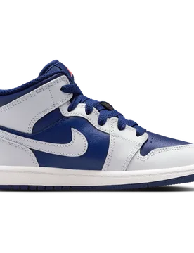 Aj1 Mid Toddler Trainers - Blue - Size 10.5 - Leather - Blue - Size: 10.5 - Jordan - FashionsVida