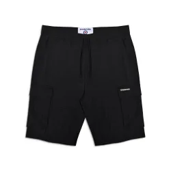 Mens Black Utility Cargo Short - Male - Black - W38