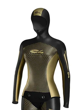 C Freediving Giacca Da Apnea Da Donna Aurea 5 Mm Ricondizionato - C4 Freediving - FashionsVida