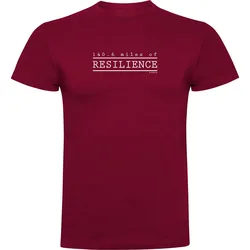 Maglietta A Maniche Corte Resilience Dark Red 3XL