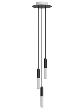 Cables Suspension Luminaire P-light Rose-one 3 Falls Black One Size - Creative - FashionsVida