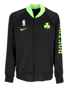 Felpa Leggera College Uomo Nba City Edition Dri-fit Showtime L/s Full-zip Top Boscel Black/black/black/action Green - NIKE NBA - FashionsVida