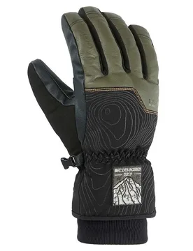 Gants Makalu Pro R Black / Khaki 6.5 Homme - Cairn - FashionsVida