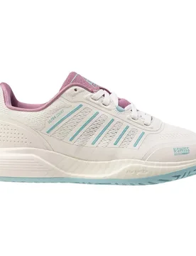 Ultra Court Padel Shoes White / Sheer Lilac / Pstlturq UK 7.5 - K-swiss - FashionsVida