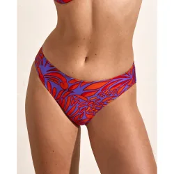 Braga de bikini clásica estampada con cintura recta