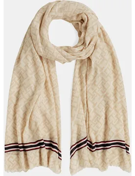Fular de mujer TH monograma - Tommy Hilfiger - FashionsVida