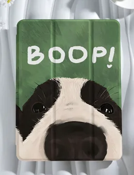 Funda protectora para tableta con patrón de "BOOP" de perro, compatible con iPad 9.7/10.2/10.5/10.9/12.9/Pro 11, 10th Gen, Galaxy Tab S6 Lite 10.4 pu - Shein - FashionsVida