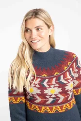 Arelia Womens Ikat Knitted Jumper - - Size: 10