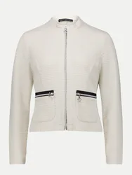 Jacke mit Reißverschluss Weiß 44