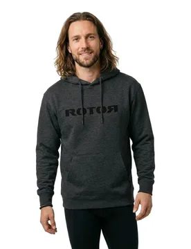 Felpa Con Cappuccio Casual Dark Grey - Rotor - FashionsVida