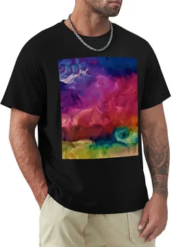 Dream Weaver - Colourful Abstract Seascape, Sunset, Painting T-Shirt Trend Art Print T-Shirt - Aliexpress - FashionsVida