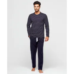 Pijama de hombre largo de algodón orgánico