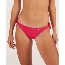 Braga de bikini clásica con lazos en tejido piqué