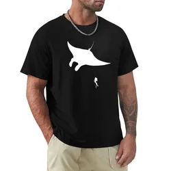 Dive Underwater Manta Ray Gift Idea T-Shirt Quick Dry Sports Short Sleeve Tee