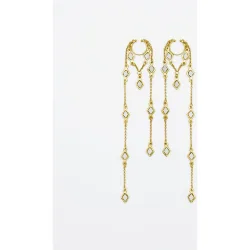 SACH Atelier - Pendiente ava oro