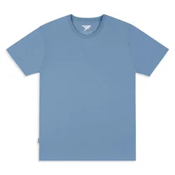 Wanda Organic Cotton Tee - Faded Blue