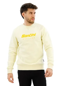 Santini Felpa Logo Cream - Santini - FashionsVida