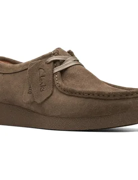 Chaussures Bateau Wallabee Evosh Olive Suede EU 36 - Clarks Shoes - FashionsVida
