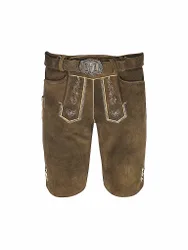 Lederhose LEO marron clair 44