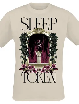 T-Shirt - Statue - S bis 3XL - für Männer - Größe 3XL - sand - Lizenziertes Merchandise! - Männer - male - Sleep Token - FashionsVida