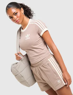 Womens Maglia Slim Classic - Marrone, marrone marrone Donna taglia M - Adidas - FashionsVida